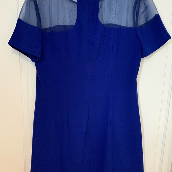 Skies are Blue Sheer Mini Dress - Picture 3 of 5